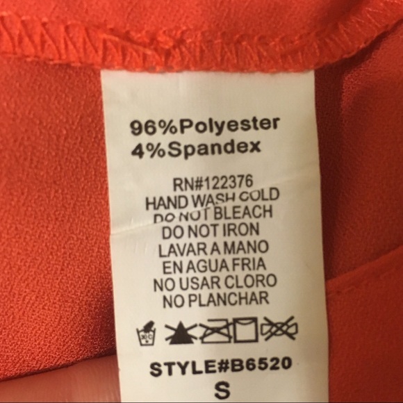 Orange Blazer with cutout back details - Picture 6 of 6